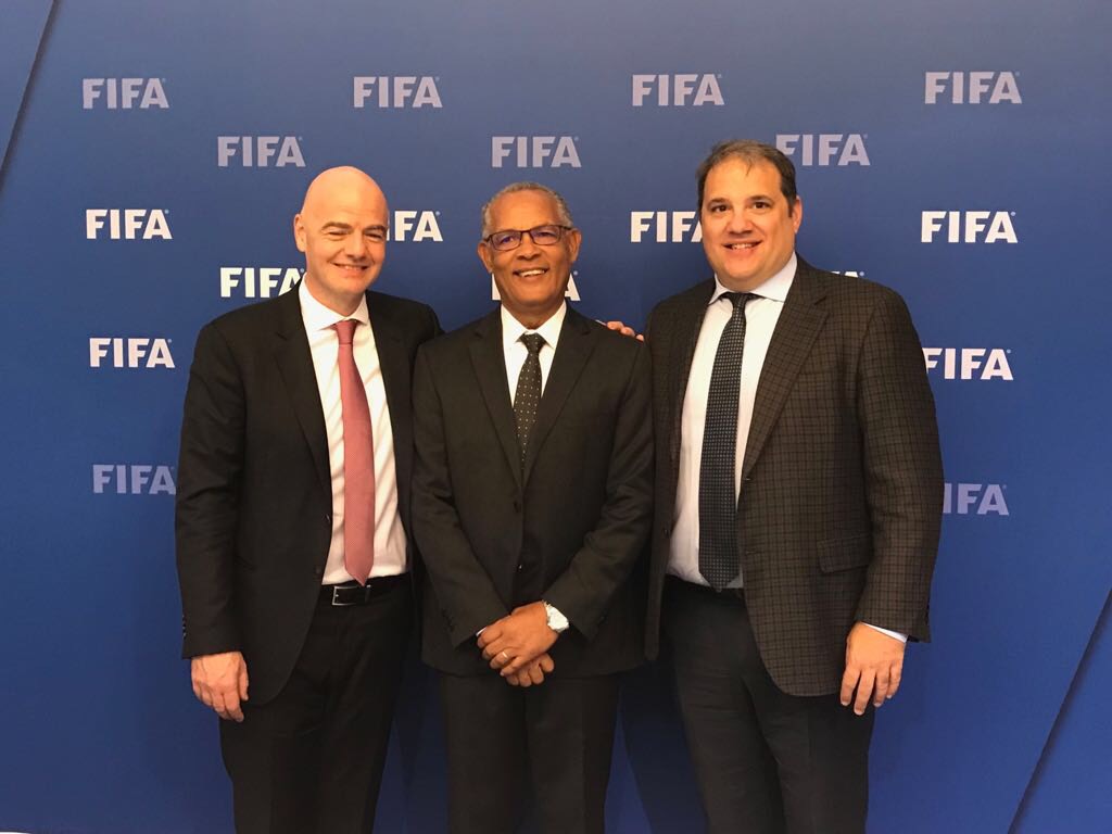 Jean DARTRON, l'accord de coopération avec la FIFA Karaibes Sports