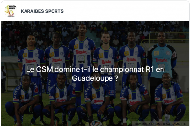 Quel club domine le plus le Championnat R1 en Guadeloupe ?
