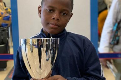 Jowen SANGRADO, capitaine des U11 Stade Lamentinois