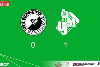 Le résumé du match : Le Club Colonial 0 - 1 UJ MONNEROT par Guynel C